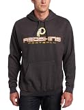 NFL Men's Washington Redskins 1st and Goal IV Long Sleeve Hooded Fleece Pullover (Charcoal Heather, Small)