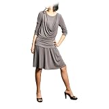 Evanese Women's Short cowlneck tank Dress