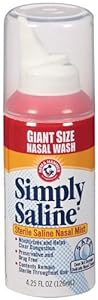 Simply Saline Adult Nasal Mist, Original Giant Size, 4.25-Ounce