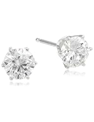 IGI-Certified 14k Gold 6-Prong Diamond Studs (1.00 cttw, I-J Color, I1-I2 Clarity)