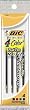 BIC 4-Color Refills, Fine Point (0.8 mm), Assorted, 48 Refills