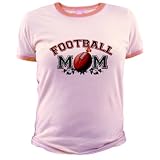 Artsmith, Inc. Jr. Ringer T-Shirt Football Mom with Ivy