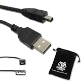 PRO SERIES Equivalent OLYMPUS USB 2.0 male to mini B 4-pin male CB-USB1 Interface cable for Select CAMEDIA Series Digital Cameras *** Includes Accessory Bag