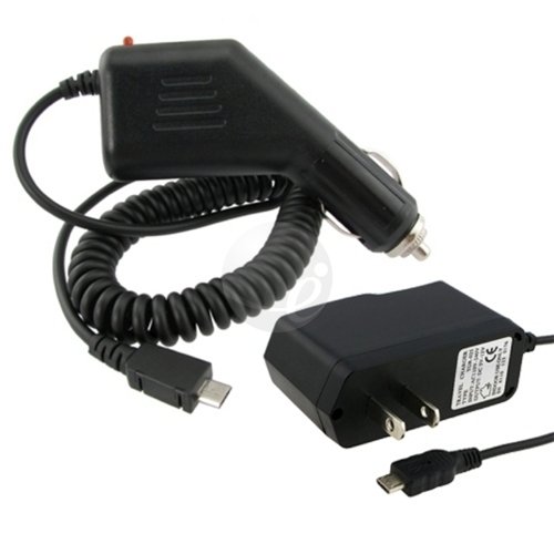 Car+Home Wall Charger For VERIZON BLACKBERRY CURVE 8530