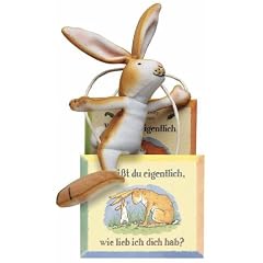 Stoffhase mit Bilderbuch Wei�t du eigentlich, wie lieb ich dich hab?