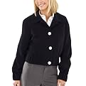 Mossimo&reg; Black Womens's Elastic Bottom Cropped Jacket - Black