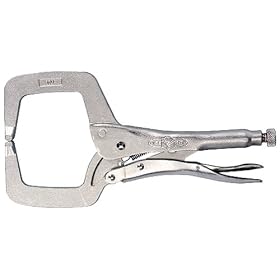 Click here to buy Vise Grip 11R 11-Inch Regular Tip Locking C-Clamp by Jensen.