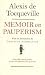 Memoir on Pauperism (Hardcover)
