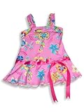 Rubbies - Girls Sundress, Pink, Turquoise, Yellow