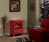 Duraflame Red Electric Stove - 4600 BTU, 1350 Watts, Model# DFS-550RED