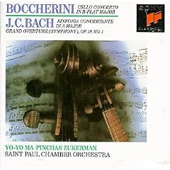 Boccherini: Concerto For Violoncello & Orchestra/J.C. Bach: Symphony Concertante/Bach: Grand Overture