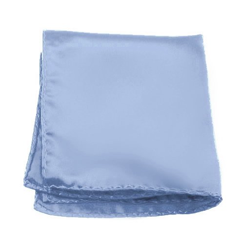 Solid Color Pocket Square by Jacob Alexander - Cornflower Blue