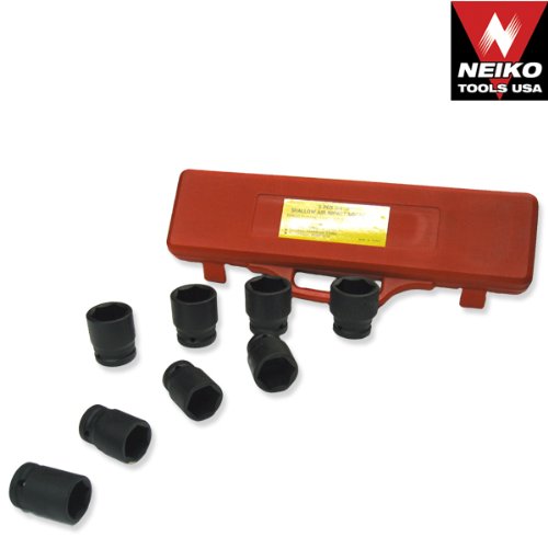 Neiko Tools USA 9 piece 3/4 Drive Deep Impact SAE Socket Set