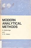 Modern analytical methods