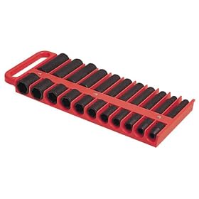 Lisle 40900 Red 1/2" Magnetic Socket Holder