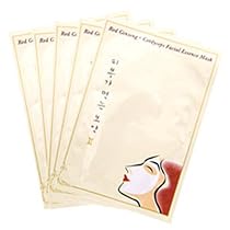 素数 紅参美人 エッセンシャルマスク 5枚入