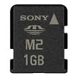 Sony - Flash memory card ( adapter included ) - 1 GB - Memory Stick Micro