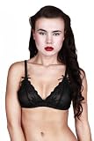 Playful Promises Genie Lace Triangle Bra - Black