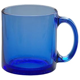 Almost Unbreakable - Ultra High-Strength Mediterranean Blue 13 oz. Coffee Mug (Set of 4) by 