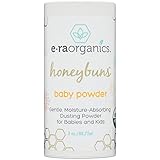 Talc Free Baby Powder 3oz. USDA Certified Organic Dusting Powder by Honeybuns Non-GMO, Cruelty Free, Natural and Organic Baby Products.