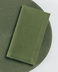 TAG Olive Hemstitch Napkin