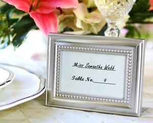 Placecard Holders Frame Beautifully Beaded (24 per order) Wedding Favors