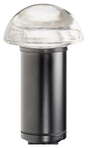 Malibu 8301-9301-01 Mushroom Bollard Light, Black Gloss
