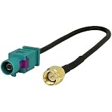 Produkt-Bild: Antennenadapter-Kabel Fakra auf SMA (M) f&uuml;r GSM / GPS / DAB