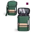 Duet Burgundy Black Trim Two Bottle Wine & Cheese Tote With Accessories