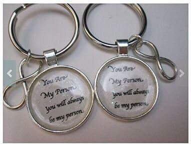 You're my Person keychain set