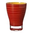Short Acrylic Tumblers Set of 4 - Red/Orange