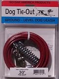 30' Large Dog Tie Out Cable Leash