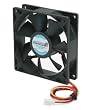 StarTech.com 90x25mm High Air Flow Dual Ball Bearing Computer Case Fan with TX3 Cooling Fan FAN9X25TX3H (Black)
