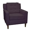 Clybourn Loft Chair - Purple Velvet