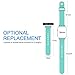 Apple Watch Replacement Band,Teslasz Soft Silicone Replacement Sports Wristbands Straps for Apple iWatch All Models (Mint Green 38 MM)