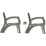 2x4basics AnySize Chair or Bench Ends, Green