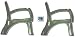 2x4basics AnySize Chair or Bench, Green, 09210