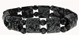 Tanker Bracelet - Snowflake Obsidian