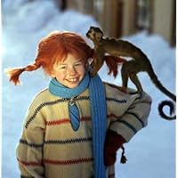 1968 Inger Nilsson - Pippi Longstocking Art Print Poster By National Archive, 11  x 14 