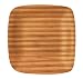 Totally Bamboo Soft Square Plate, Zebra, 10"