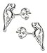 Sterling Silver Mini Manatee Earrings on Hypo-allergenic Steel Posts and Nuts