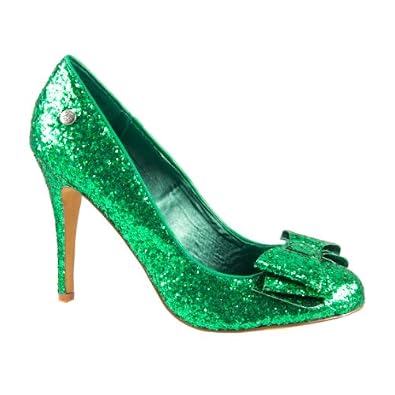 Blink Heels HEAVY GLITTER 701260 green 41: Amazon: Shoes  Bags