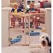 Baby : North States 32" Tall Wood/Wire Mesh Gate - Pressure Mount
