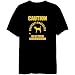 New Protected By Bluetick Coonhound Parking Sign Dogs Mens T-Shirt (Black, Sizes X-Small - XXX-Large)