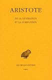 De la g�n�ration et la corruption