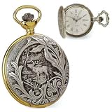 Pocket Watch - Jacques du Manoir Brass Case Nature Watch by Goldfinger