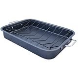 UPC 607656055745 product image for KitchenWorthy Roasting Pan with V-Rack | upcitemdb.com