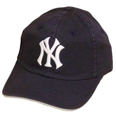 MLB NEW YORK YANKEES GARMENT WASH NAVY BLUE HAT CAP