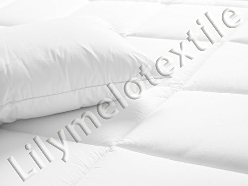 20" x 60" Pillow case covers non-zippered with 4" seam made from 100% twill Cotton - by Lilymelotextile(20" x 60", White)