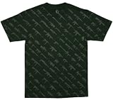 Gunshow Diagram S/S Mens T-shirt in Green/Silver by Rogue Status